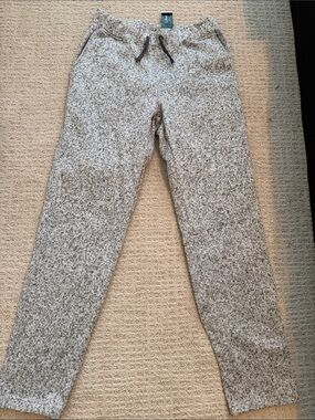 NWT L.L. BEAN Cozy Gray Marled Lounge Pants